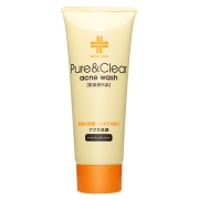 HANAJIRUSHI Pure&Clear Acne Wash 100g / Очищающая пенка для кожи с проблемами акне любого возраста 100 гр