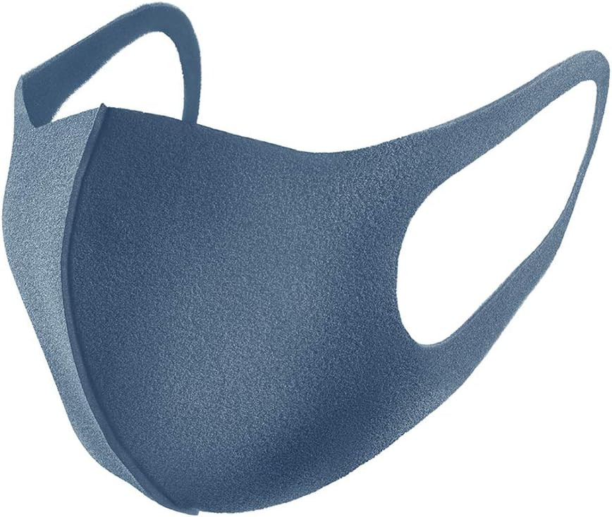 PITTA MASK/Многоразовая защитная маска, размер средний, цвет синий 3 шт