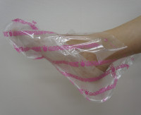 Clean Heels Sheet Rose/Носочки для педикюра, 1 пара (2 шт), с ароматом розы
