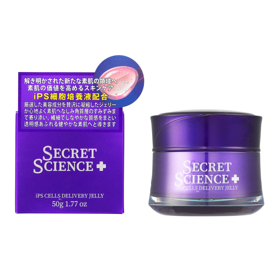 SECRET SCIENCE iPS CELLS DELIVERY JELLY/Увлажняющий гель-желе для лица с iPS-клетками, галактомицетами, глутатионом, астаксантином и ретинолом, 50 г