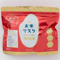 SHIN FACTORY "IAC－labo Rice Mask Premium"/Маска для лица с экстрактом риса, рисовым маслом, рисовыми протеинами, сваланом, золотом, серебром, экстрактом жемчуга, гиалуроновой кислотой и токотриенолом 30 шт
