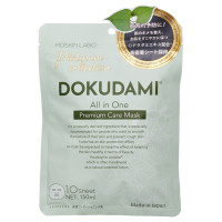 MDSKIN LABO Dokudami Premium Care Mask/Маска для лица с докудами (хауттюйния), коллагеном, гиалуроновой кислотой, токофенолом, аллатоином, керамидами и растительными экстрактами, 10 шт