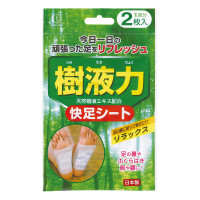KOKUBO Шлаковыводящий пластырь для ног с экстрактом полыни, 1 шт