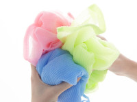 AISEN Массажная мочалка для тела (средней жёсткости)/Nylon body towel normal (Pink) BHN03 AISEN Массажная мочалка для тела (средней жёсткости)/Nylon body towel normal (Pink) BHN03
