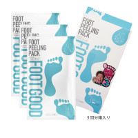 FOOT GOOD PEELING PACK/ Носочки для педикюра, 3 пары (6 шт), с ароматом туалетного мыла