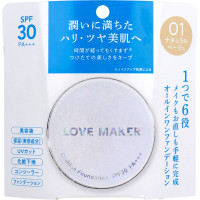 LOVE MAKER Cushion Foundation 01 Natural Beige/Тональный крем-кушон, тон 01 натуральный бежевый 15г