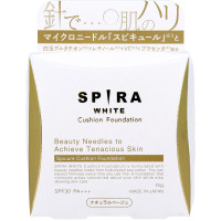 SPIRA WHITE Cushion foundation, natural beige/Тональный крем-кушон со спикулами SPF30 PA+++ 15г, цвет: натуральный бежевый 15 г